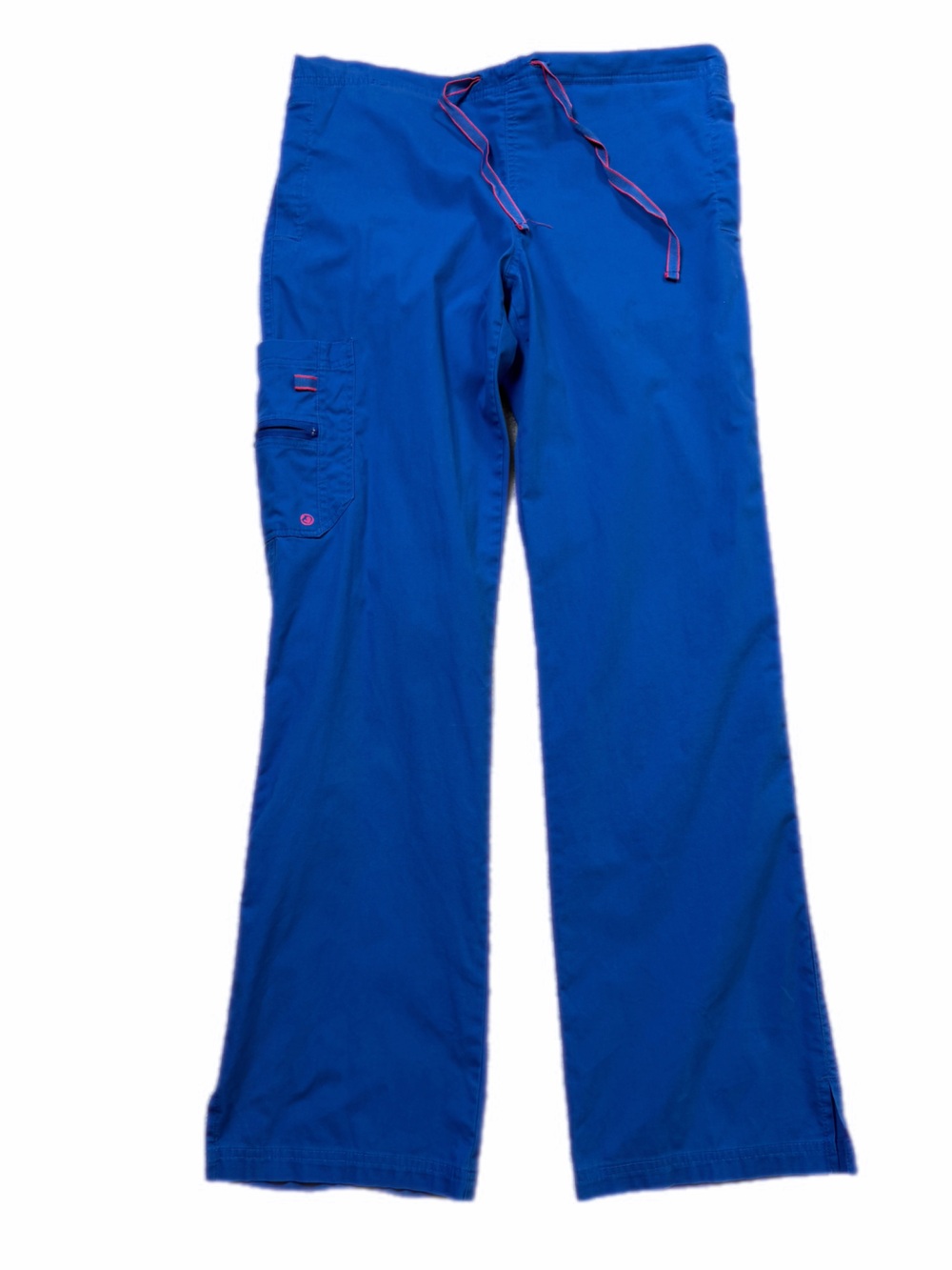 Life is Peachy royal blue scrub pants medium tall